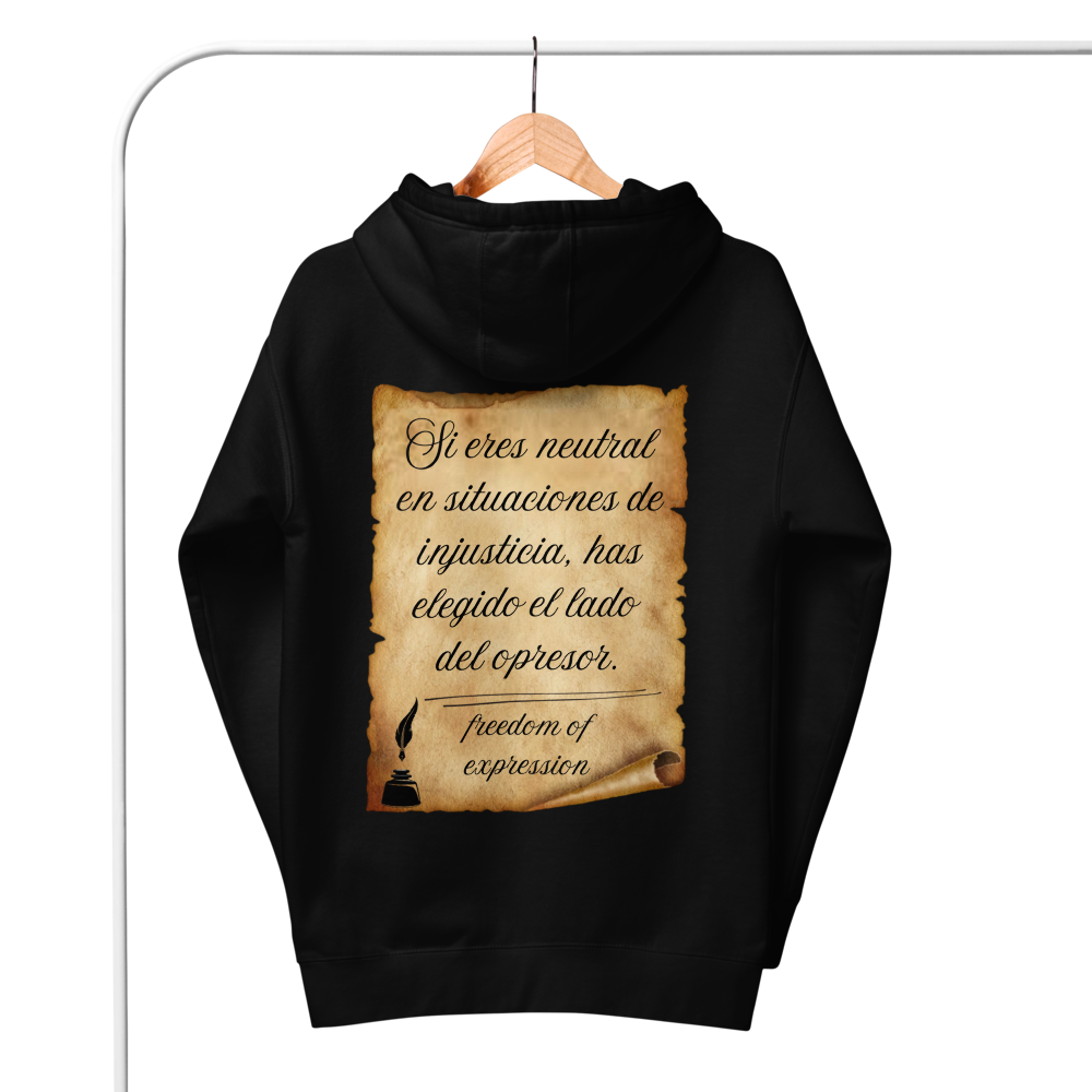 Si eres neutral en situaciones de injusticia, has elegido el lado del opresor.