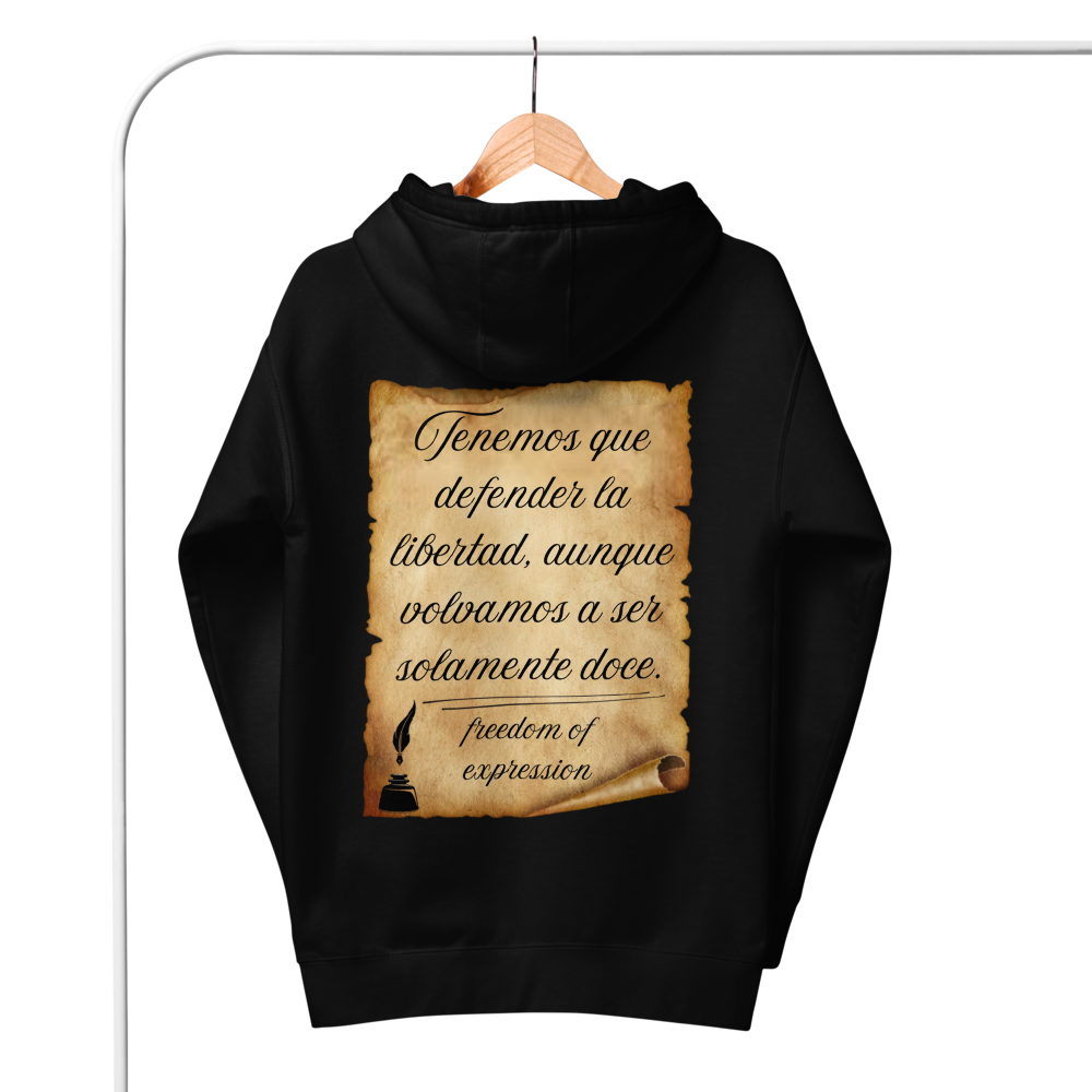 Tenemos que defender la libertad, aunque volvamos a ser solamente doce.